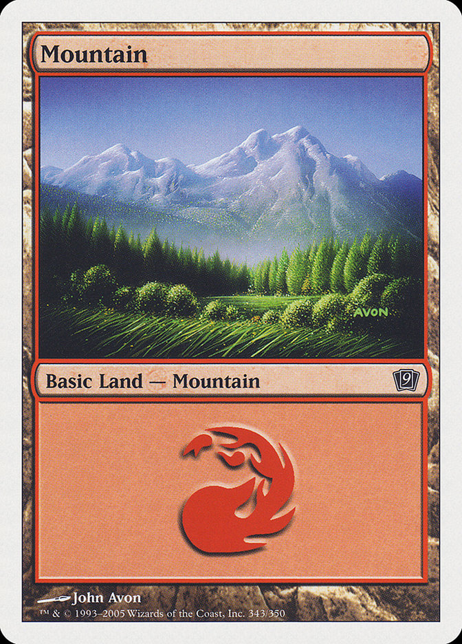 Mountain (#343) [Ninth Edition] | Webway Games