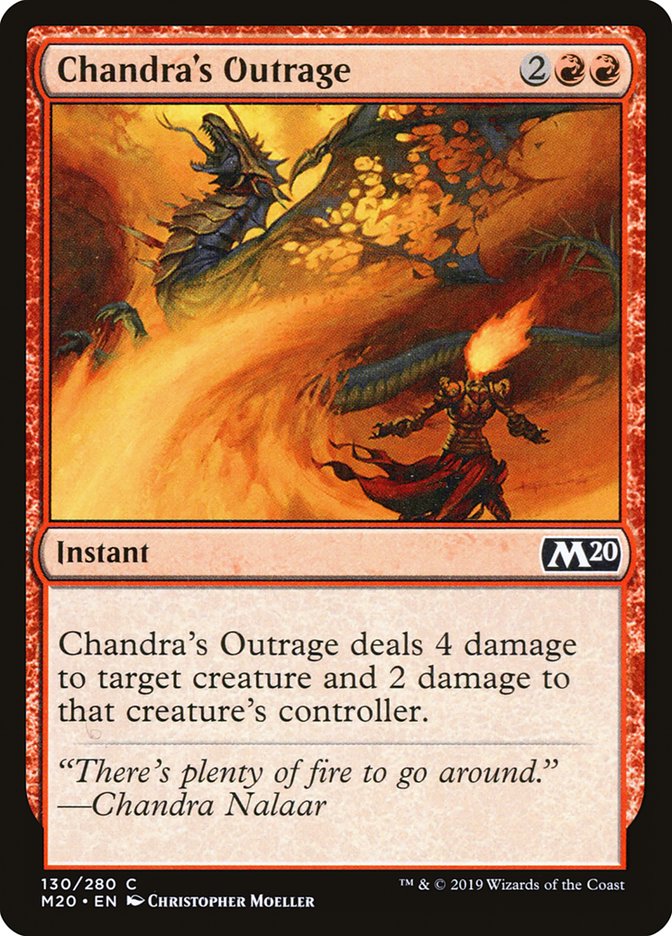 Chandra's Outrage [Core Set 2020] | Webway Games