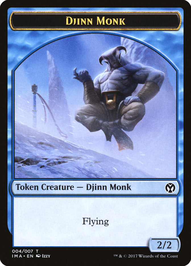 Djinn Monk [Iconic Masters Tokens] | Webway Games