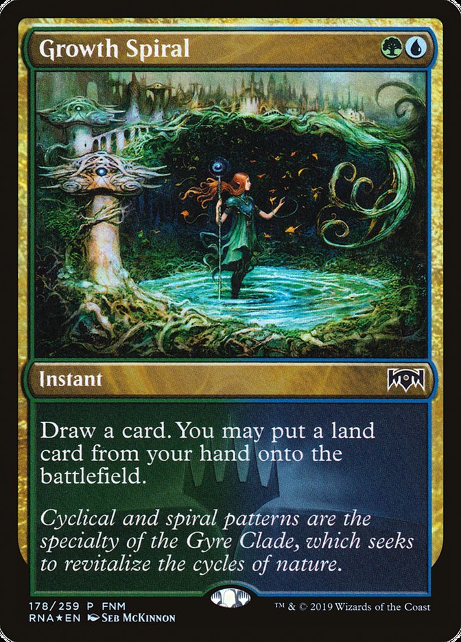 Growth Spiral (FNM) [Ravnica Allegiance Promos] | Webway Games