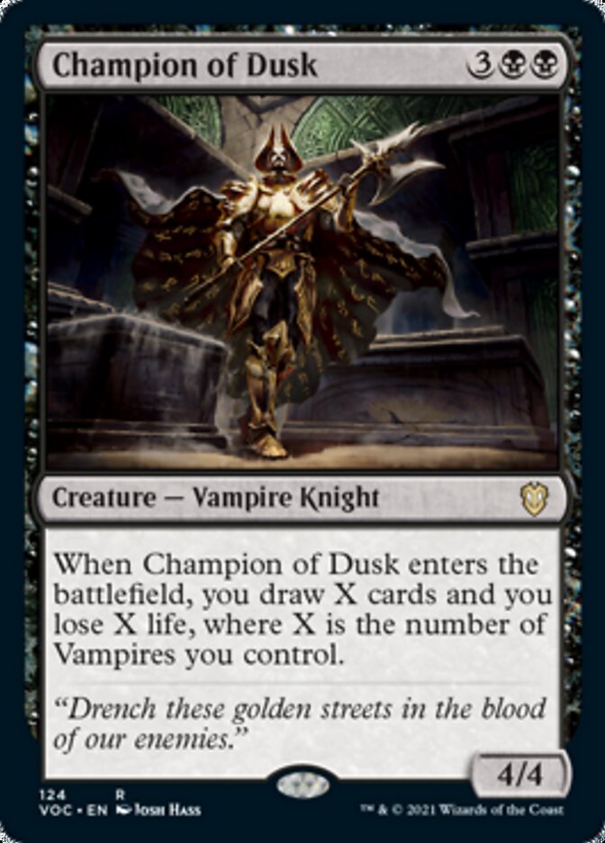 Champion of Dusk [Innistrad: Crimson Vow Commander] | Webway Games