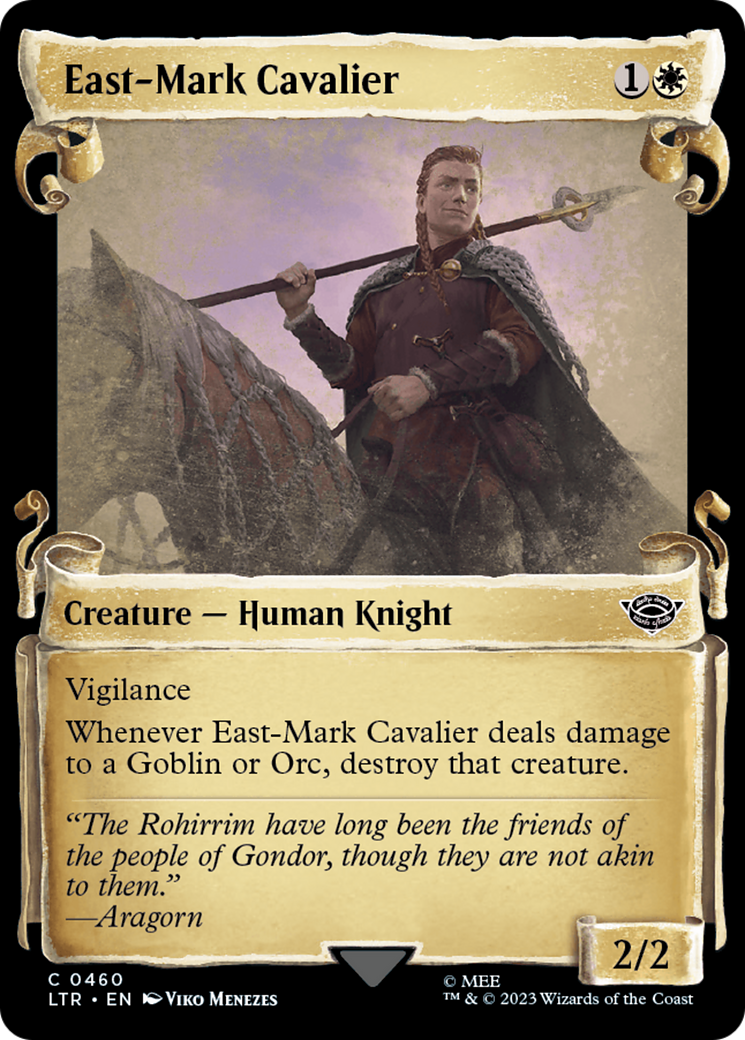 East-Mark Cavalier [The Lord of the Rings: Tales of Middle-Earth Showcase Scrolls] | Webway Games