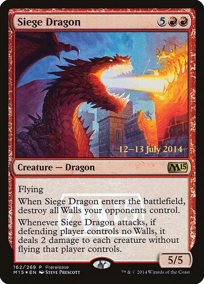 Siege Dragon [Magic 2015 Promos] | Webway Games