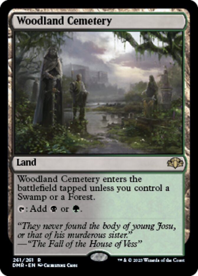 Woodland Cemetery [Dominaria Remastered] | Webway Games