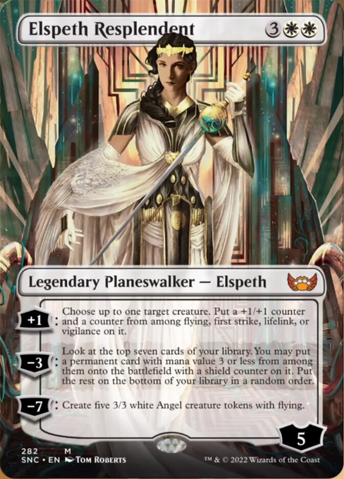 Elspeth Resplendent (Borderless) [Streets of New Capenna] | Webway Games