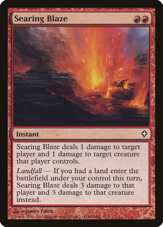 Searing Blaze [Worldwake] | Webway Games
