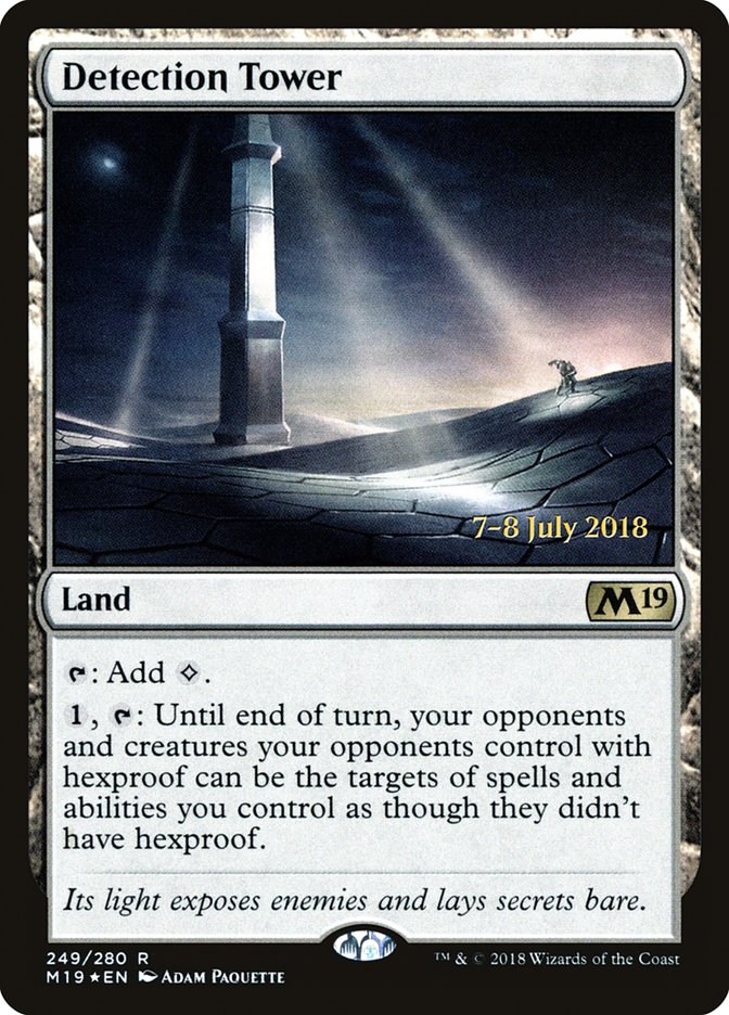 Detection Tower  (Prerelease) [Core Set 2019 Prerelease Promos] | Webway Games