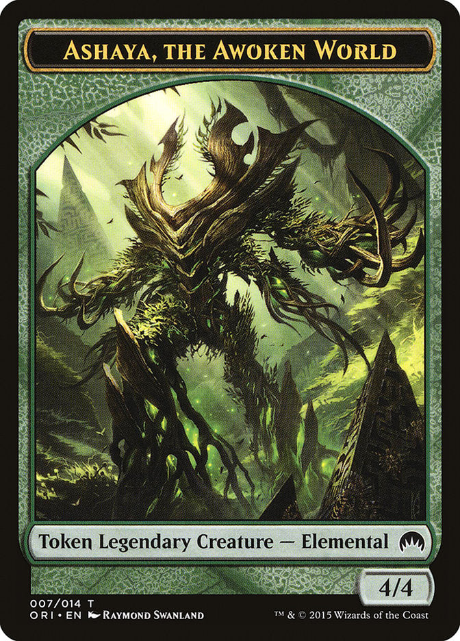 Ashaya, the Awoken World [Magic Origins Tokens] | Webway Games