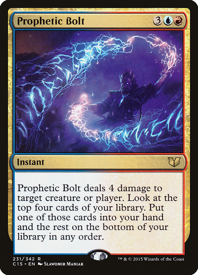 Prophetic Bolt [Commander 2015] | Webway Games