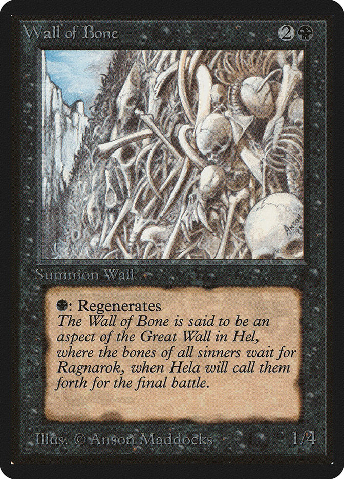 Wall of Bone [Limited Edition Beta] | Webway Games