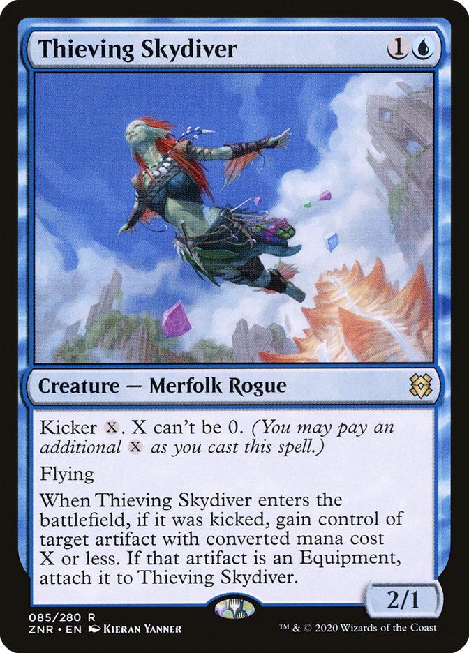 Thieving Skydiver [Zendikar Rising] | Webway Games