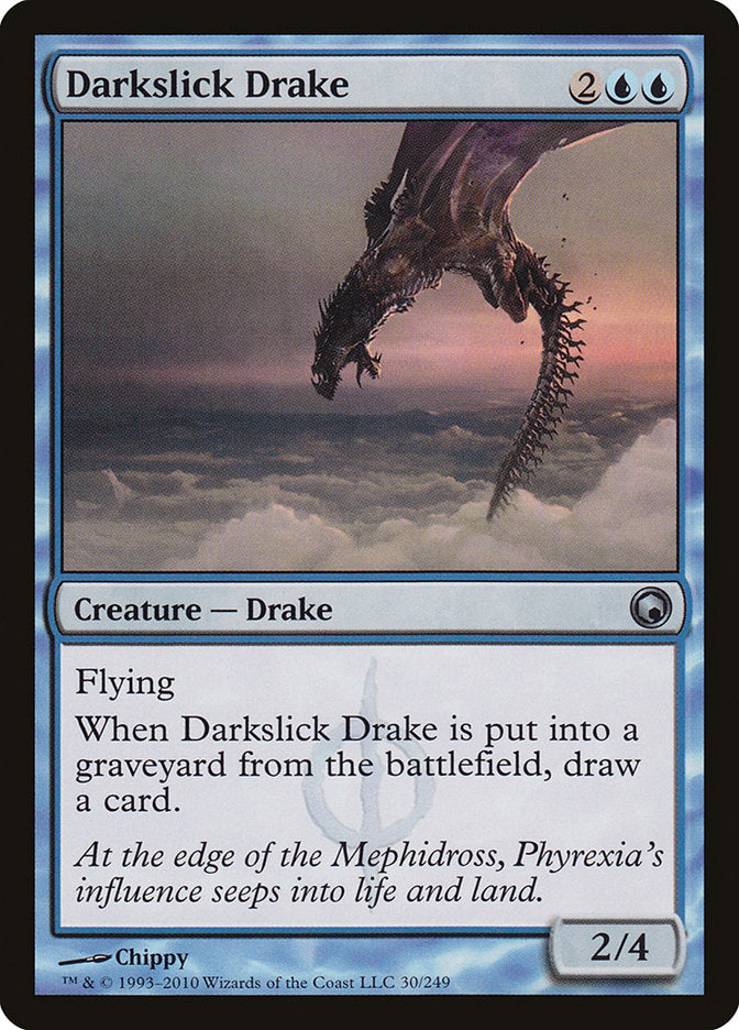 Darkslick Drake [Scars of Mirrodin] | Webway Games