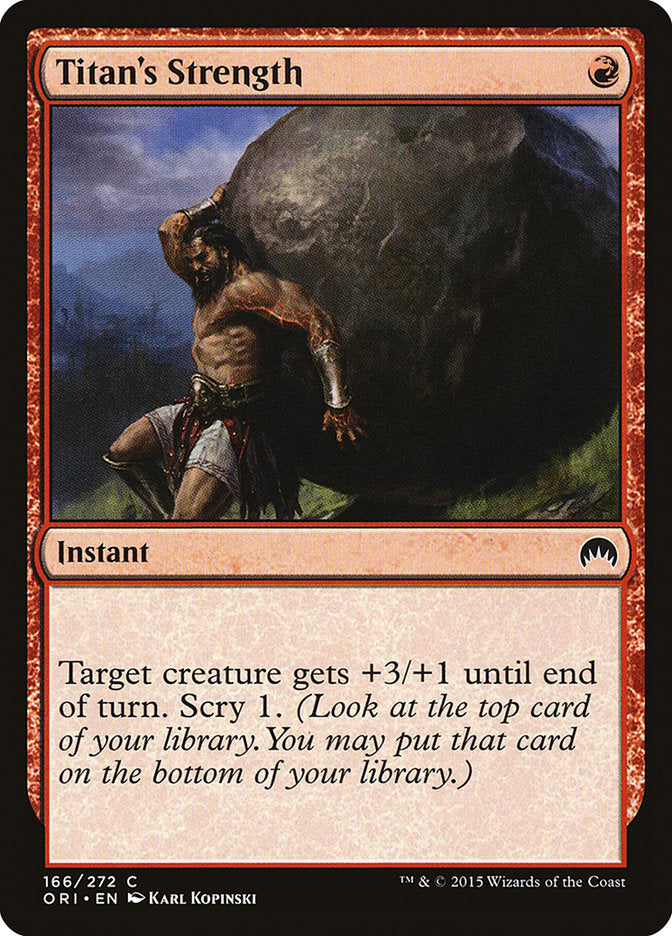 Titan's Strength [Magic Origins] | Webway Games