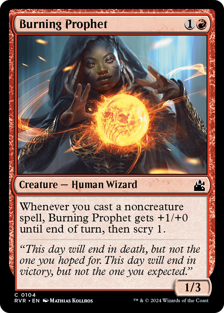 Burning Prophet [Ravnica Remastered] | Webway Games