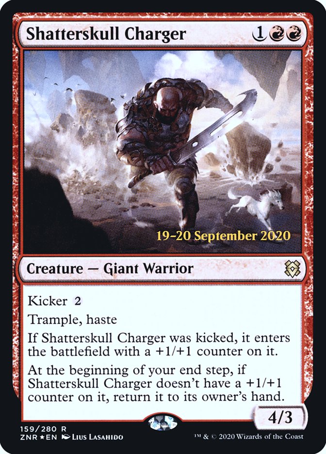 Shatterskull Charger  [Zendikar Rising Prerelease Promos] | Webway Games