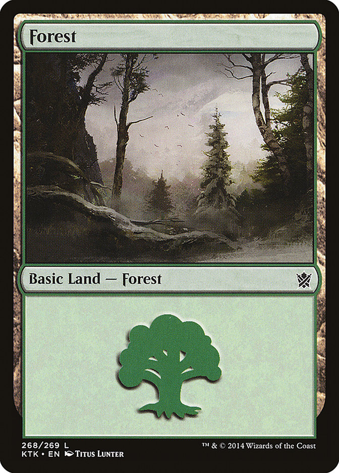 Forest (#268) [Khans of Tarkir] | Webway Games