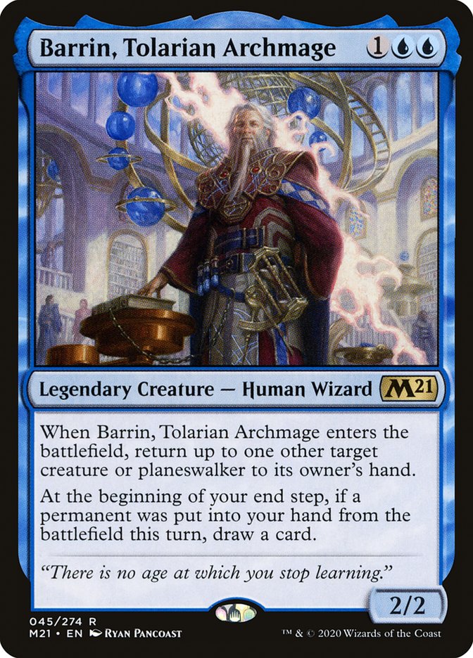 Barrin, Tolarian Archmage [Core Set 2021] | Webway Games