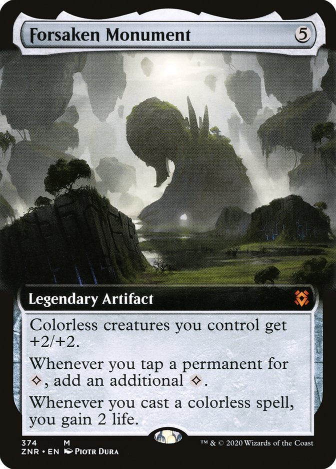 Forsaken Monument (Extended Art) [Zendikar Rising] | Webway Games