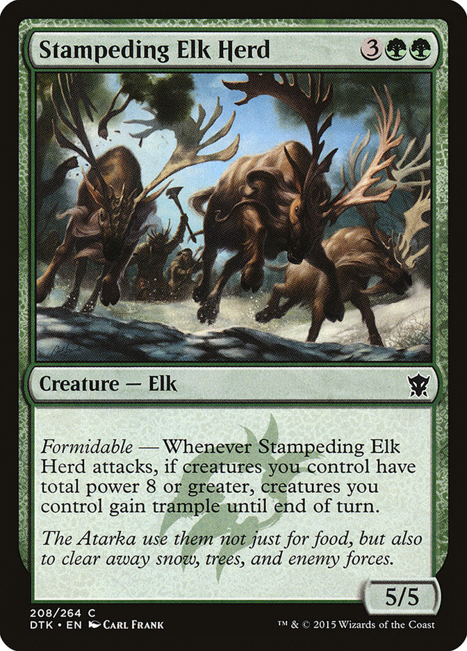 Stampeding Elk Herd [Dragons of Tarkir] | Webway Games