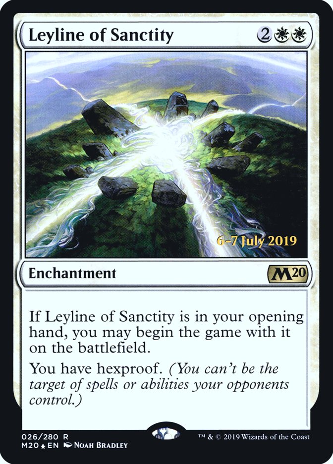 Leyline of Sanctity  [Core Set 2020 Prerelease Promos] | Webway Games
