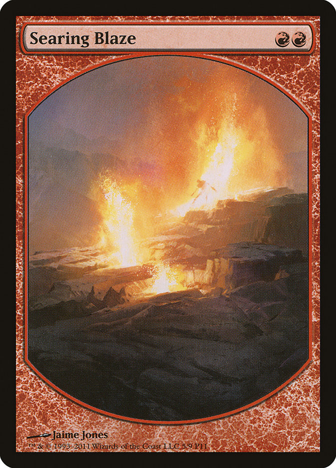 Searing Blaze [Magic Player Rewards 2011] | Webway Games