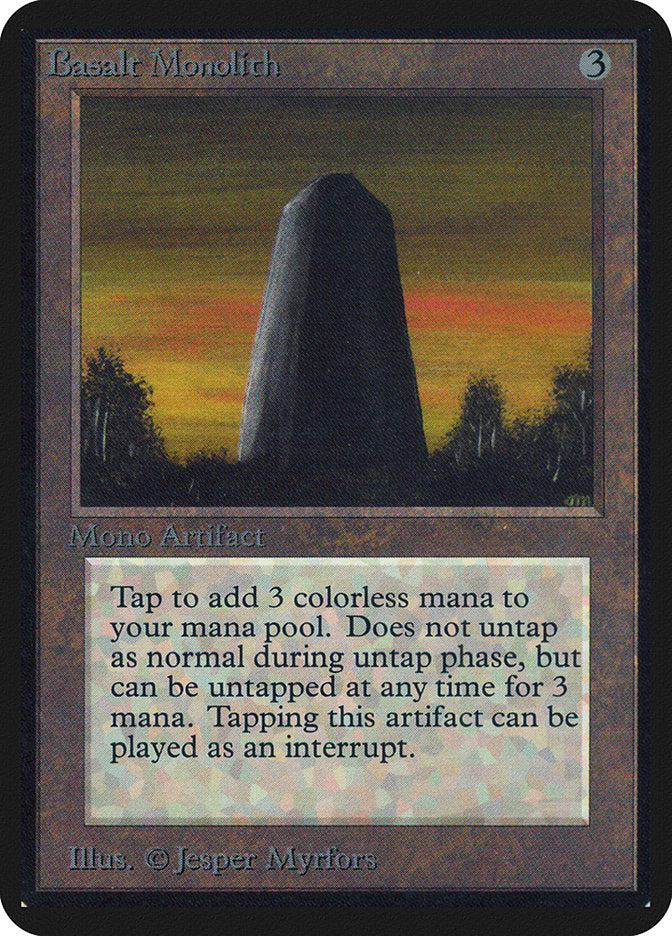 Basalt Monolith [Limited Edition Alpha] | Webway Games