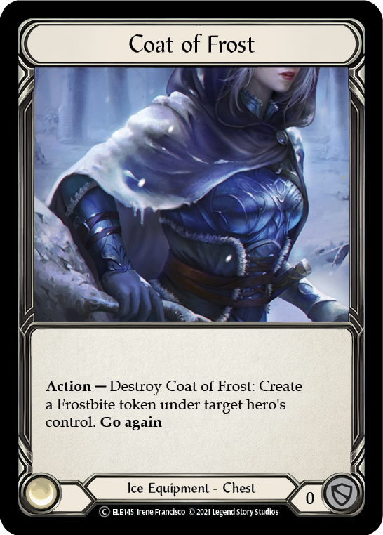 Coat of Frost [U-ELE145] Unlimited Rainbow Foil | Webway Games