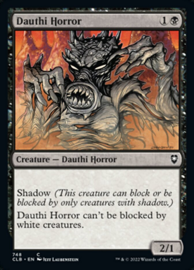 Dauthi Horror [Commander Legends: Battle for Baldur's Gate] | Webway Games