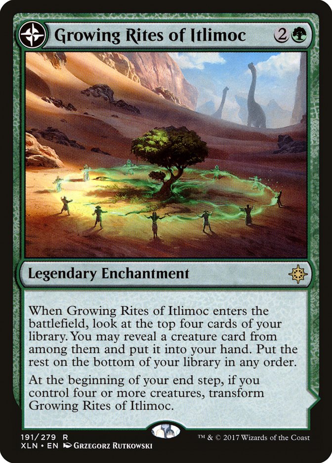 Growing Rites of Itlimoc // Itlimoc, Cradle of the Sun [Ixalan] | Webway Games