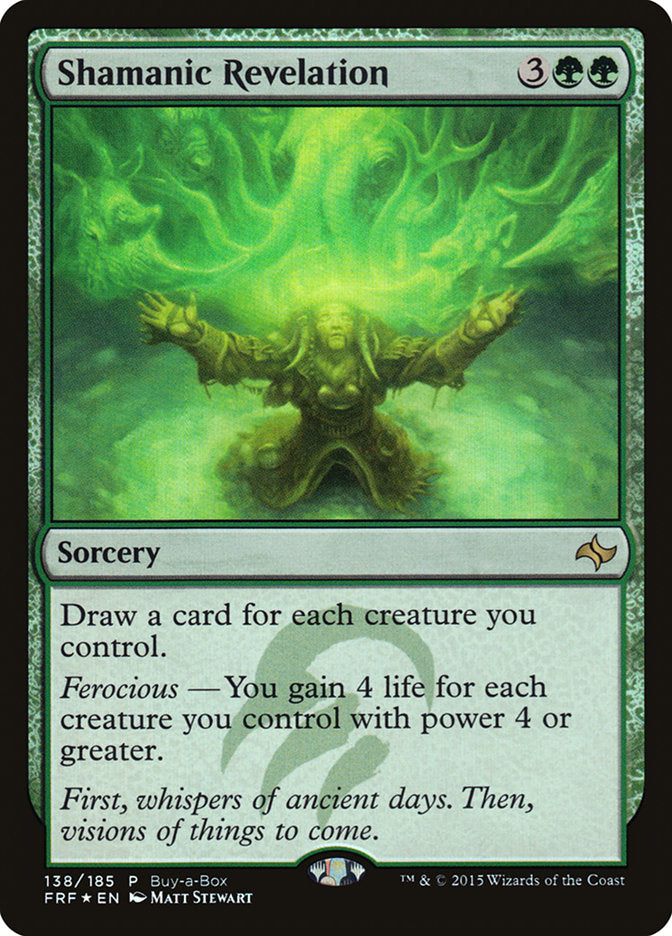 Shamanic Revelation (Buy-a-box) [Fate Reforged Promos] | Webway Games