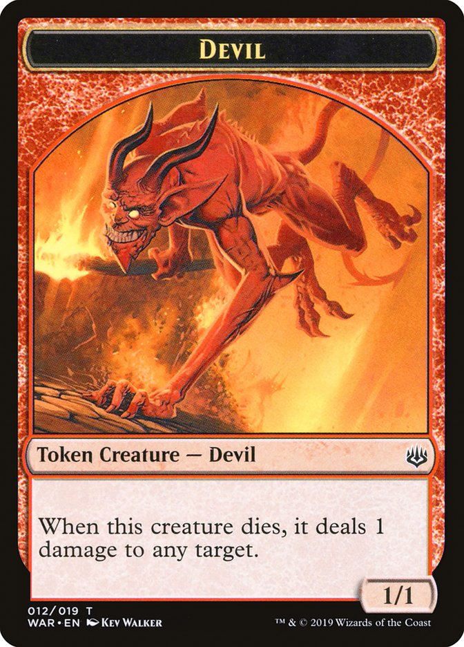 Devil [War of the Spark Tokens] | Webway Games