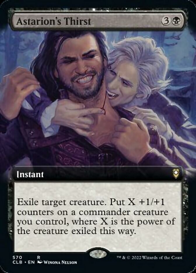 Astarion's Thirst (Extended Art) [Commander Legends: Battle for Baldur's Gate] | Webway Games