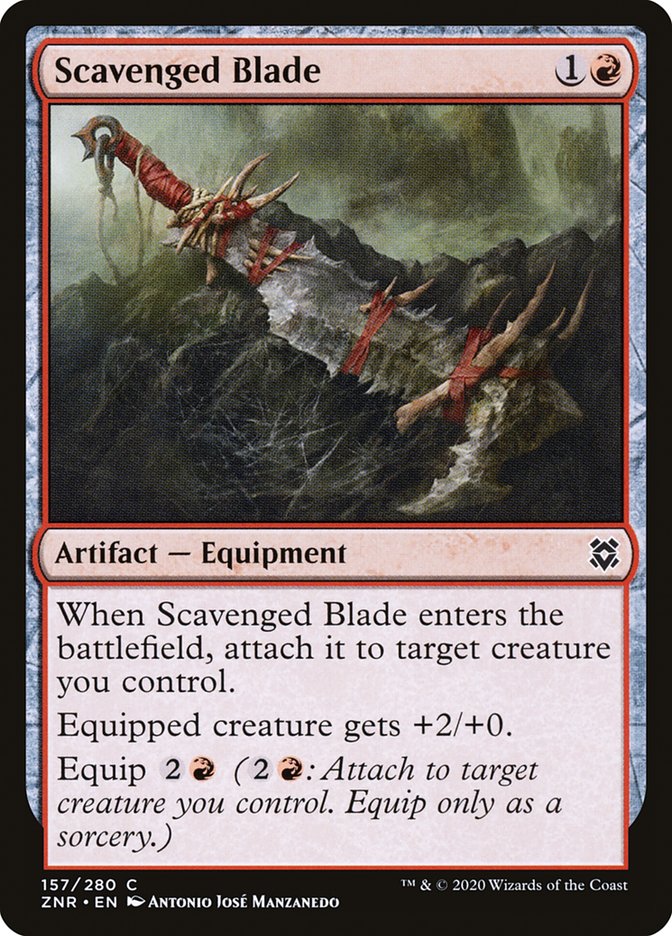 Scavenged Blade [Zendikar Rising] | Webway Games