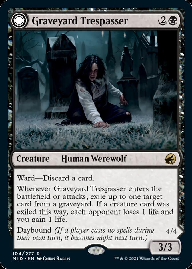 Graveyard Trespasser // Graveyard Glutton [Innistrad: Midnight Hunt] | Webway Games