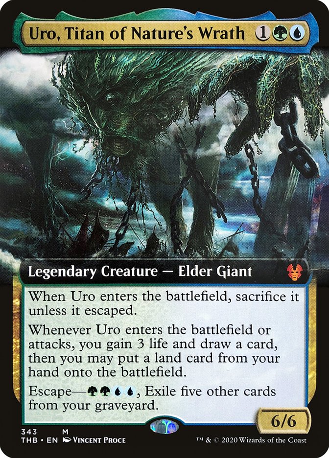 Uro, Titan of Nature's Wrath (Extended Art) [Theros Beyond Death] | Webway Games