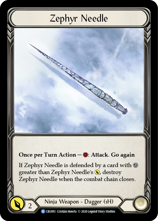 Zephyr Needle [CRU051] 1st Edition Normal | Webway Games