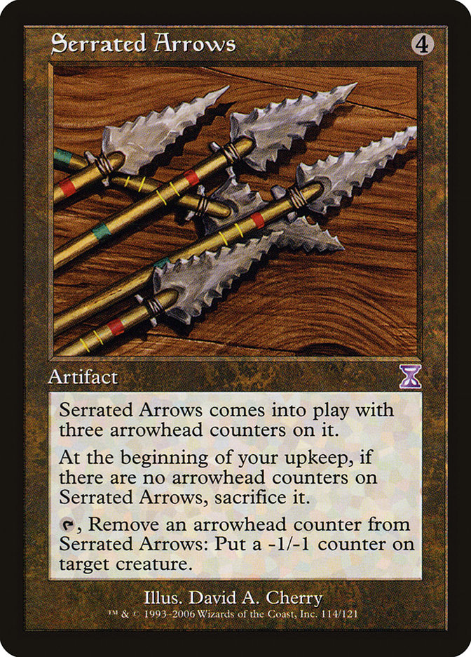 Serrated Arrows [Time Spiral Timeshifted] | Webway Games