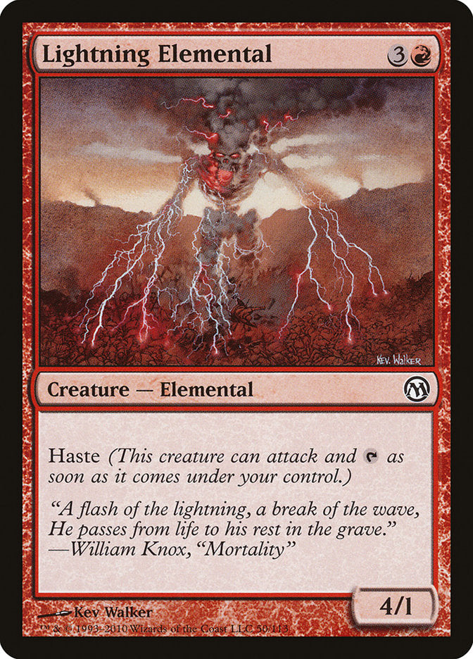 Lightning Elemental [Duels of the Planeswalkers] | Webway Games