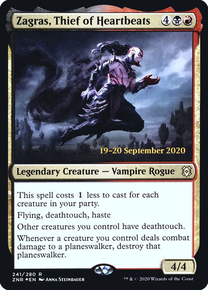 Zagras, Thief of Heartbeats  [Zendikar Rising Prerelease Promos] | Webway Games