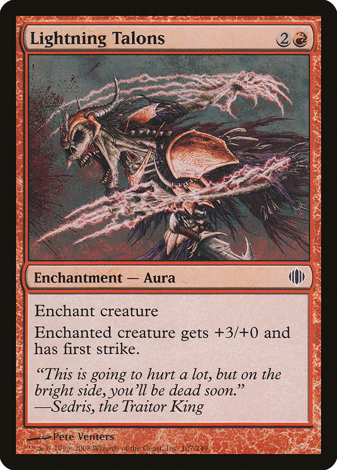 Lightning Talons [Shards of Alara] | Webway Games