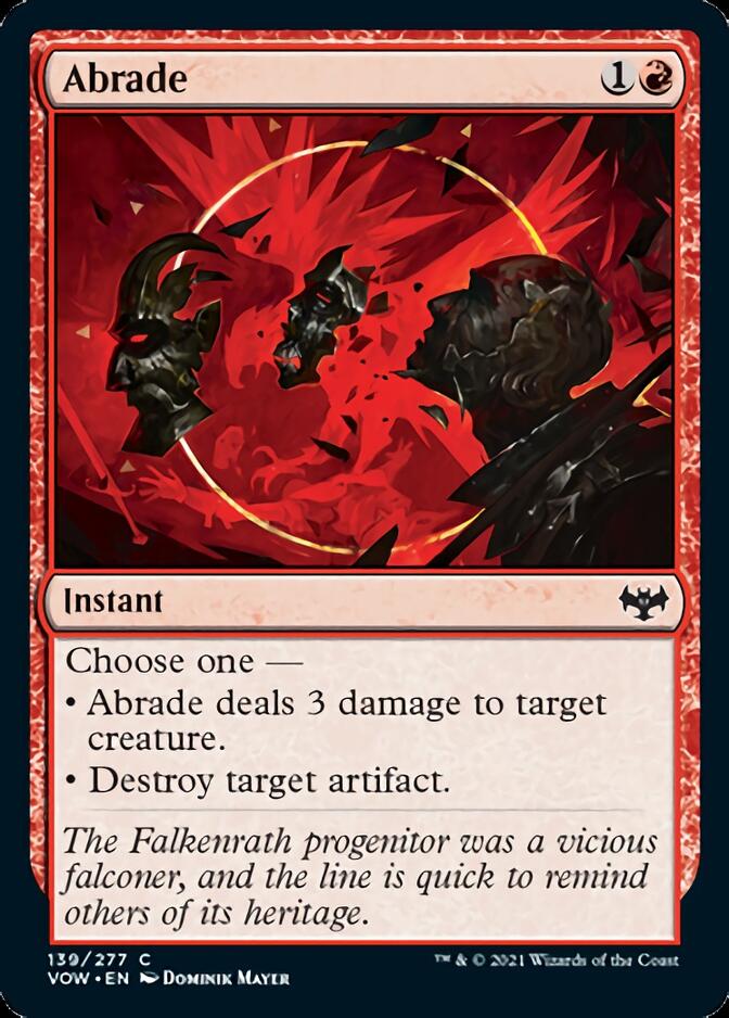 Abrade [Innistrad: Crimson Vow] | Webway Games
