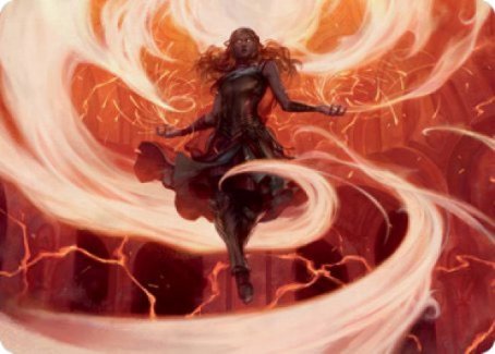 Crackle with Power Art Card [Strixhaven: School of Mages Art Series] | Webway Games