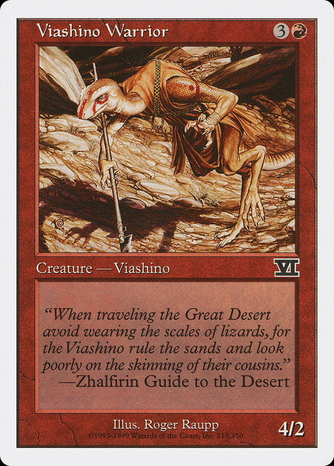 Viashino Warrior [Classic Sixth Edition] | Webway Games