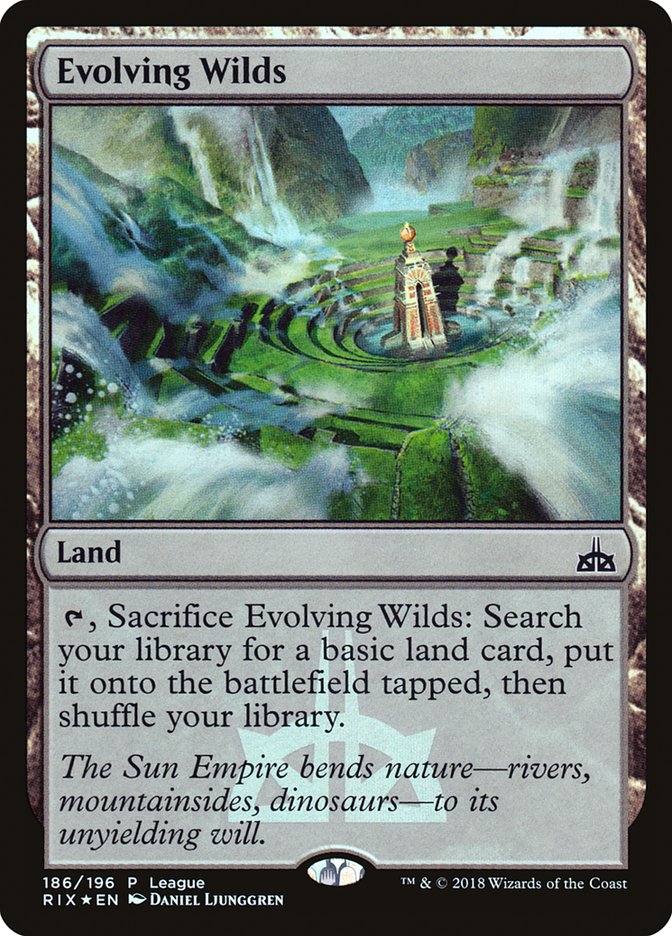 Evolving Wilds (League) [Rivals of Ixalan Promos] | Webway Games