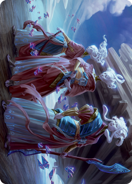 Guardians of Oboro Art Card [Kamigawa: Neon Dynasty Art Series] | Webway Games