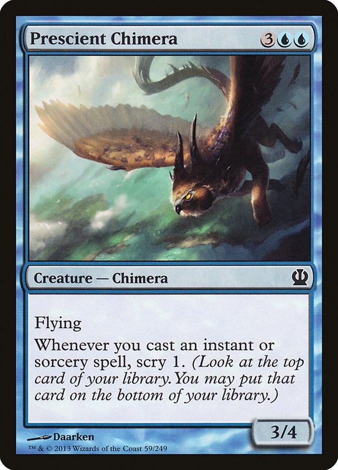 Prescient Chimera [Theros] | Webway Games