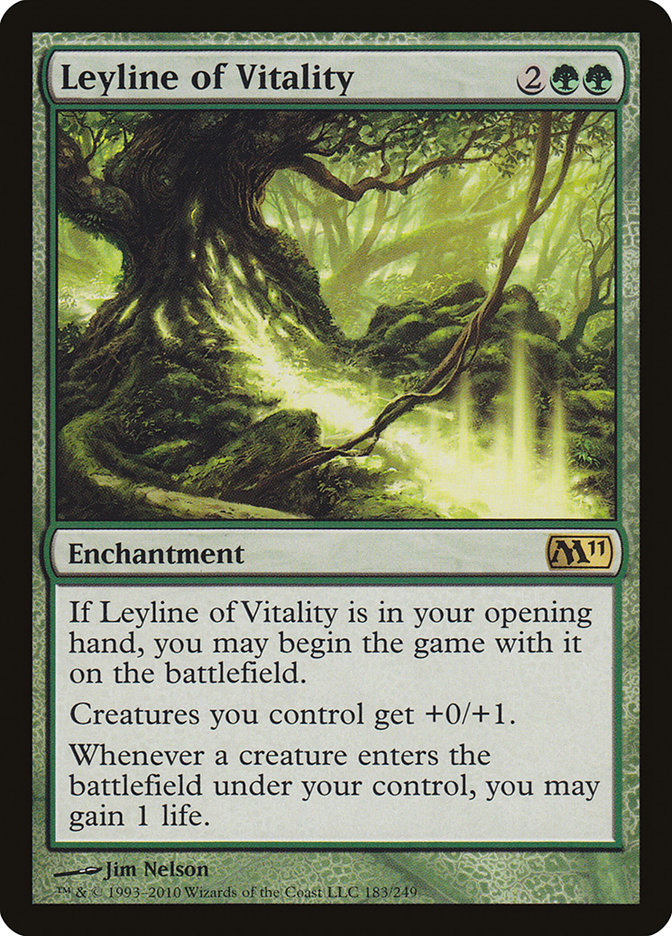 Leyline of Vitality [Magic 2011] | Webway Games