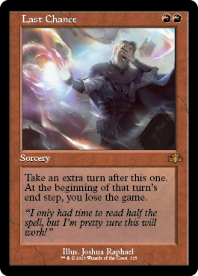 Last Chance (Retro) [Dominaria Remastered] | Webway Games