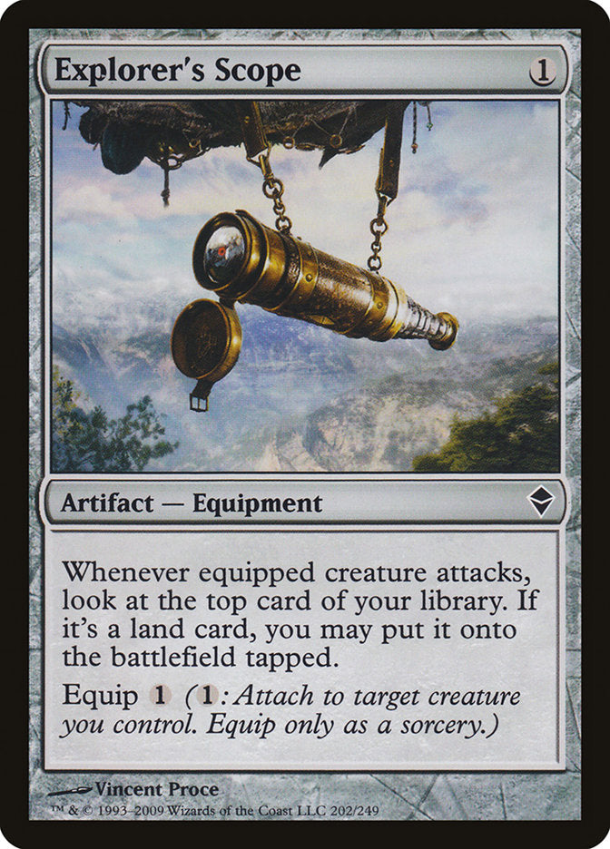 Explorer's Scope [Zendikar] | Webway Games