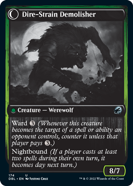 Burly Breaker // Dire-Strain Demolisher [Innistrad: Double Feature] | Webway Games